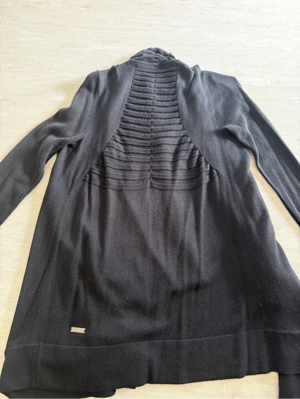 lululemon athletica Black Open-Front Draped Cardigan - Picture 13 of 13